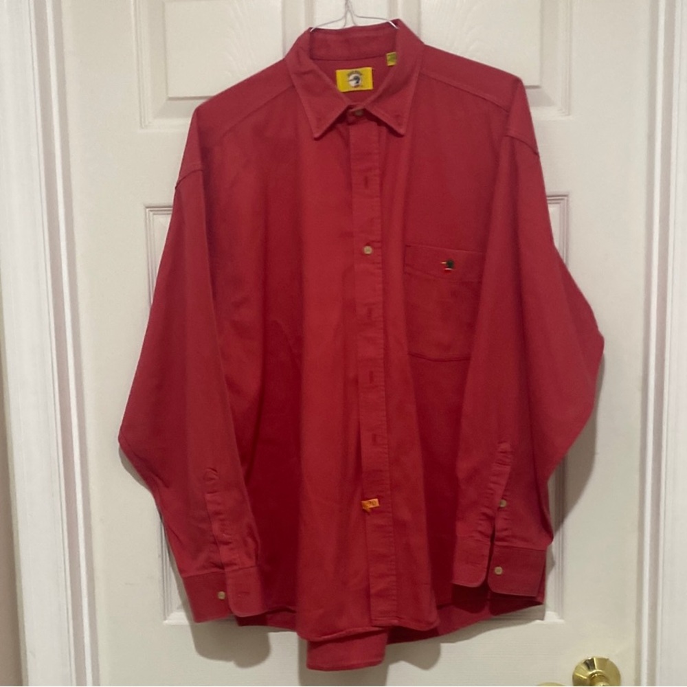Duck Head Red Casual Button Down Shirt
